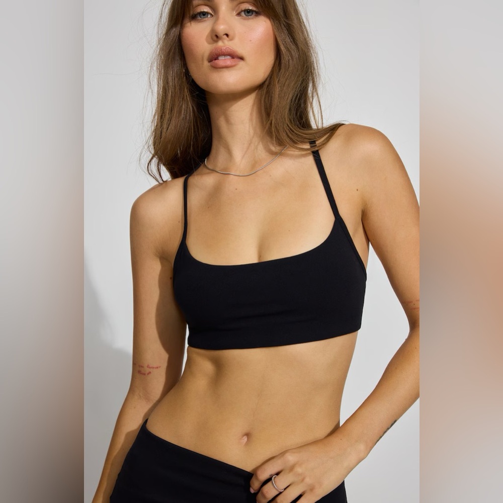 NWT GARAGE Active Y-Back Bralettes (2) Size XL - white & gray